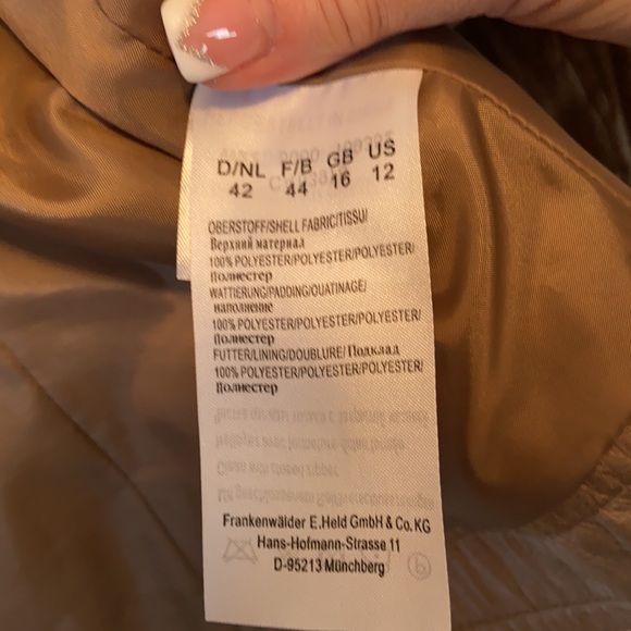 FRANK WALDER BEIGE JACKET WITH POCKETS. - Picture 4 of 5